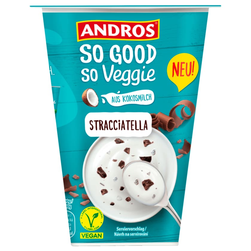 Andros Joghurt aus Kokosmilch Stracciatella vegan 350g